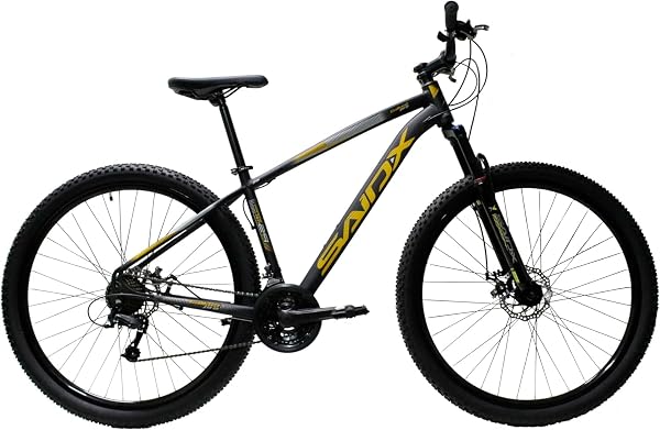 Bicicleta Aro 29 SAIDX Galant PRO Bike com Quadro de Alumínio, 21 Marchas e Câmbios Indexáveis