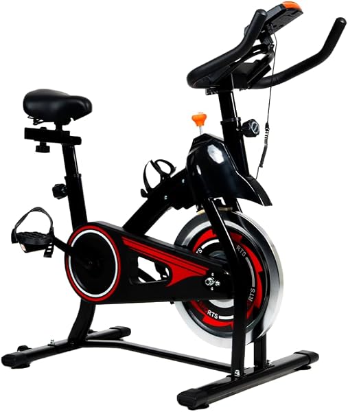 Bicicleta Ergométrica Spinning Leduc Roda Inércia 13 kg Vertical Preto Vermelho