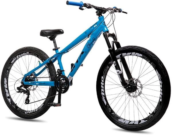 Bicicleta Freeride KRW Aro 26 com Freio a Disco e 24 Velocidades