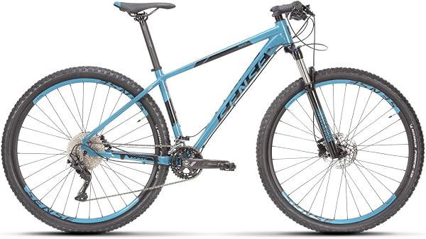 Bicicleta Mountain Bike Aro 29 - Sense Rock Evo 2023 - Quadro Tamanho S - Cor Aqua