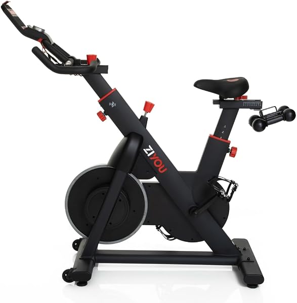 Bicicleta Spinning Ergométrica ZiYou 250-S Bluetooth Magnética 15kg 140Kg Silenciosa