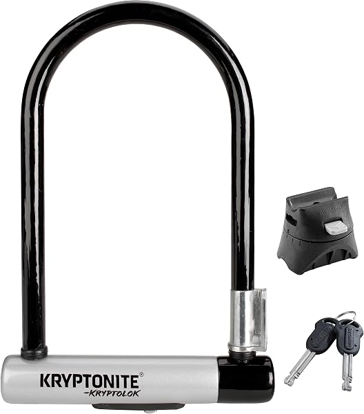 Cadeado Kryptonite New-U Kryptolok Série 2 ATB com Suporte FlexFrame de Transporte 12,7 mm
