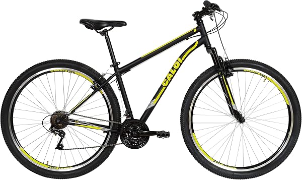 Caloi Bicicleta Velox, Aro 29, Tamanho 17, Câmbio 21 Velocidades, Preta MY23