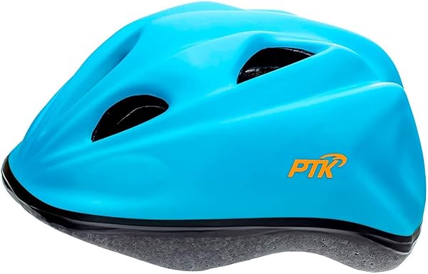Capacete Ciclista Infantil Kids Azul com Regulagem, PTK