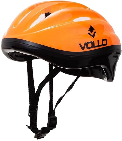 Capacete Vollo Sports Laranja para Ciclismo e Mountain Bike