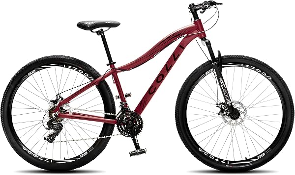 Colli Bike Eudora em Alumínio Quadro Rebaixado Câmbio Shimano Aro 29 Aero 36 Raias 21 Marchas Freios a Disco